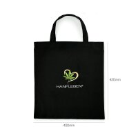 Baumwolltasche groß mit Logostickerei