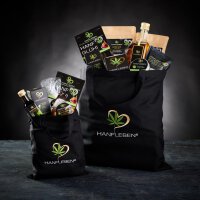 Baumwolltasche klein mit Logostickerei