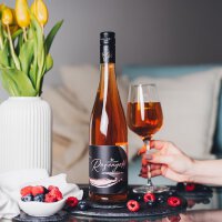 Hanfwein Rosé Wein Rosengold