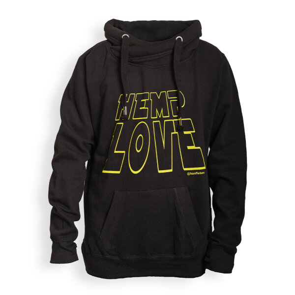 Hoodie Stained & Cozy - Jet Black